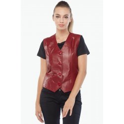genuine-leather-womens-leather-vest-red-ru