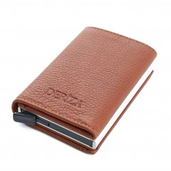 genuine-leather-mechanical-card-holder-wallet-tobacco-ru